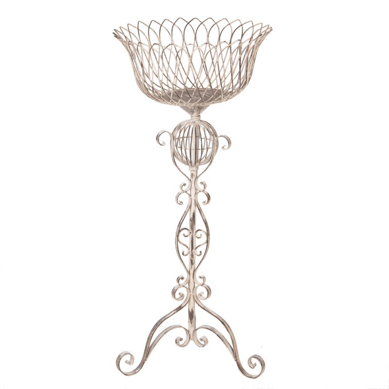 clayre & eef 5Y1338 Planthouder Ø 39x85 cm Beige Metaal clayre & eef 5Y1338 Planthouder Ø 39x85 cm Beige Metaal