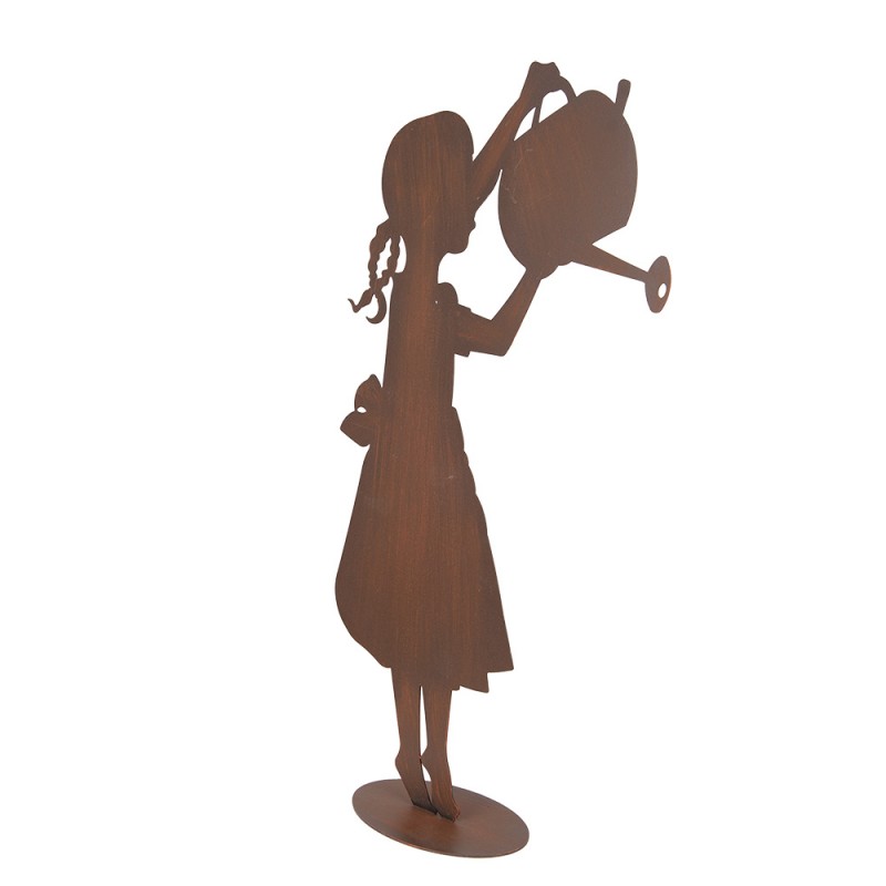 Clayre & Eef 5Y1365 Decoratie Beeld Kind 36x12x62 Cm Bruin Metaal