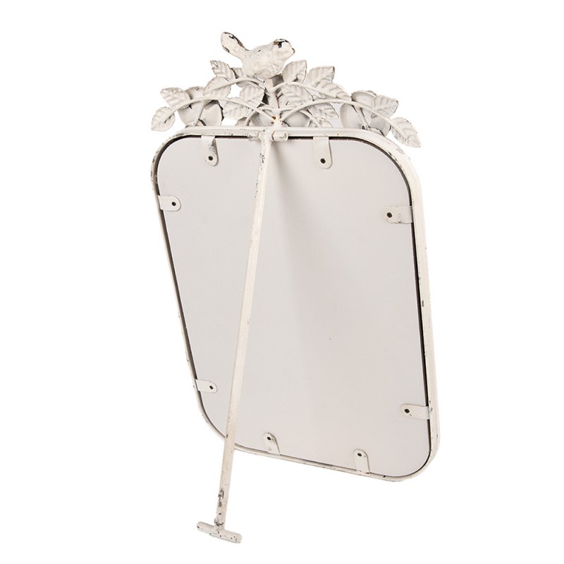 Clayre & Eef 62S332 Tafelspiegel 27x5x45 Cm Beige Metaal