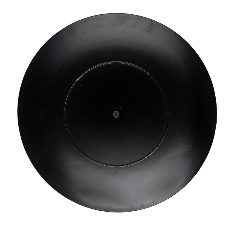 Clayre & Eef 65753 Onderbord Ø 40 Cm Rood Kunststof Kerstman Rond