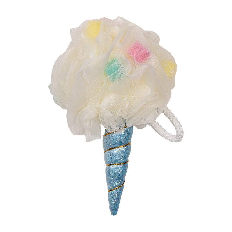 clayre & eef 65969W Badspons Ø 10x18 cm Wit Polyester