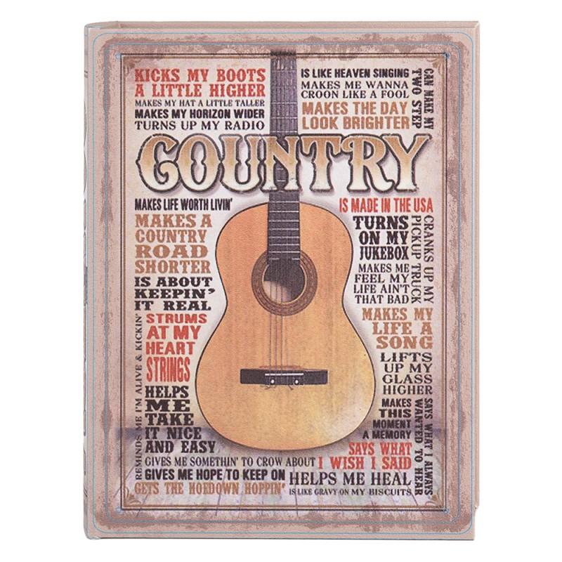 Clayre & Eef 66258 Opbergdoos Set Van 3 Boeken 27 /22 /17 Cm Beige Hout