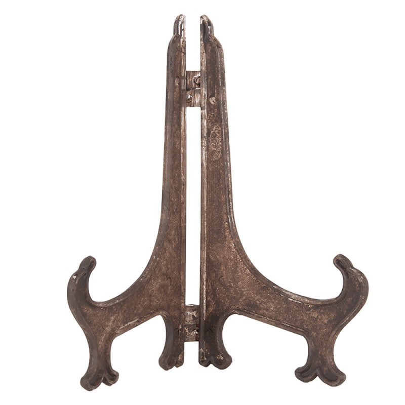 Clayre & Eef 6CE2028 Onderbord 25x18x3 Cm Beige Keramiek Bloemen