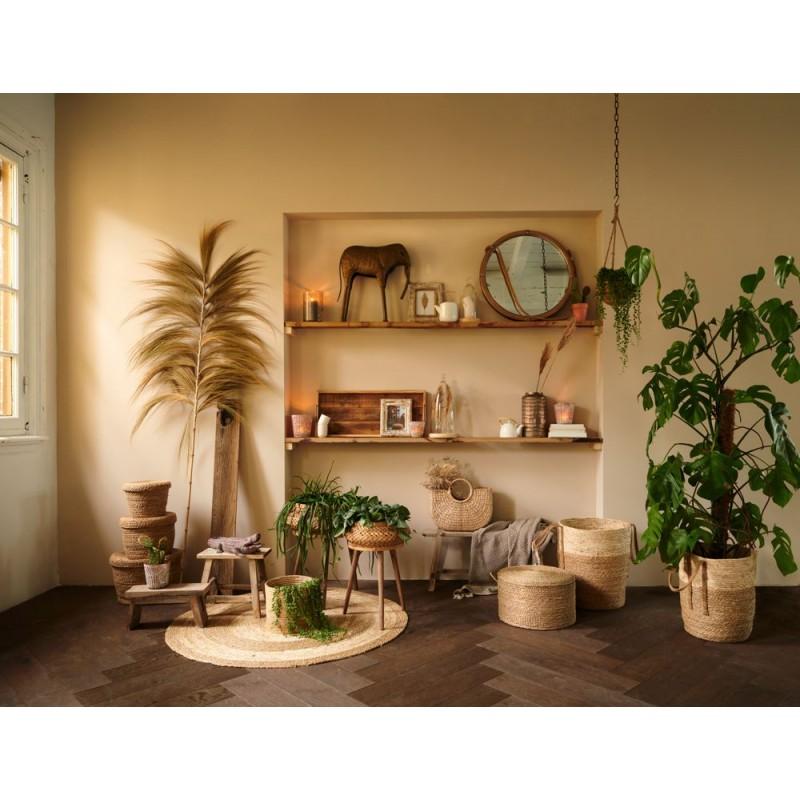 Clayre & Eef 6CETE0088M Theepot Met Filter 600 Ml Wit Porselein Rond Theekan