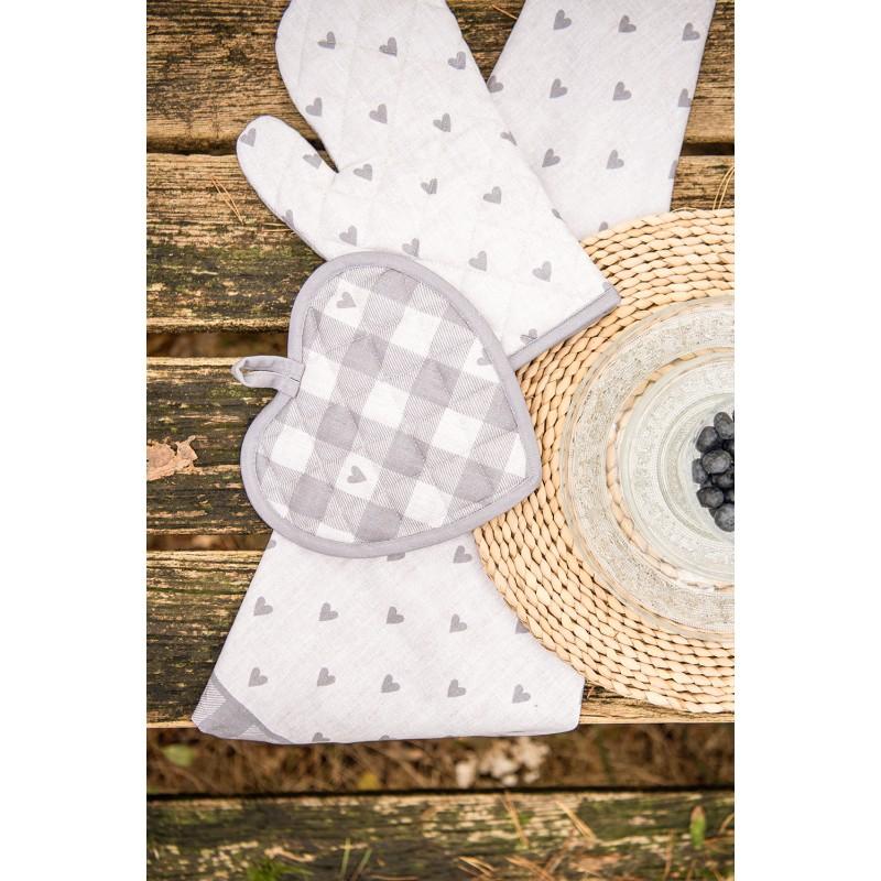 Clayre & Eef 6GL0223 Dinerbord Ø 23 Cm Glas Rond Eetbord