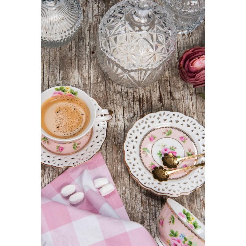 Clayre & Eef 6GL2842 Glazen Potje Ø 9x12 Cm Glas Rond Potje