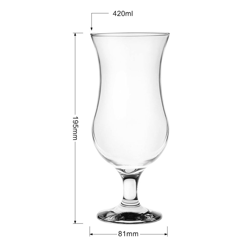 Clayre & Eef 6GL3467 Waterglas 420 Ml Glas Drinkbeker