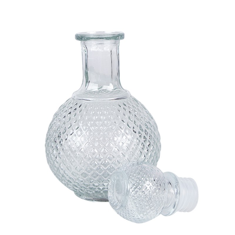 Clayre & Eef 6GL4896 Decoratie Fles 525 Ml Transparant Glas