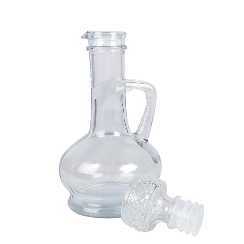 Clayre & Eef 6GL4897 Decoratie Fles 225 Ml Transparant Glas