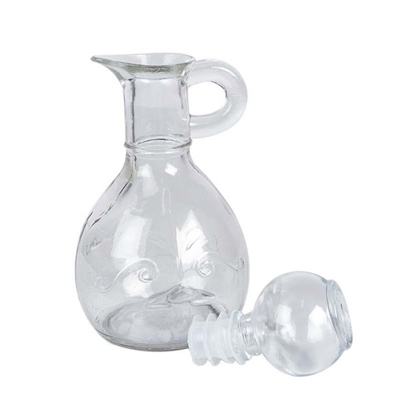 Clayre & Eef 6GL4898 Decoratie Fles 175 Ml Transparant Glas