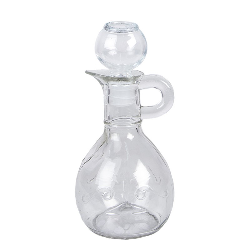 clayre & eef 6GL4898 Decoratie Fles 175 ml Transparant Glas