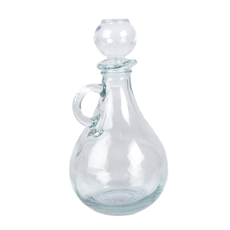 Clayre & Eef 6GL4905 Decoratie Fles 325 Ml Transparant Glas