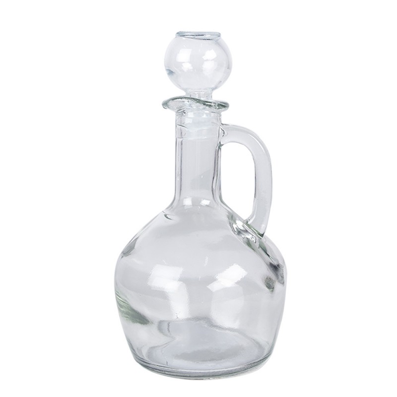 clayre & eef 6GL4906 Decoratie Fles 400 ml Transparant Glas