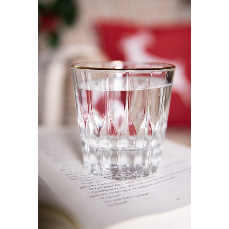 Clayre & Eef 6GL5009 Waterglas 200 Ml Transparant Glas