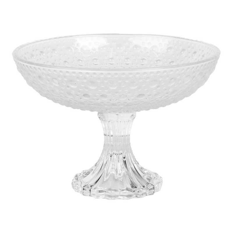 Clayre & Eef 6GL5014 Schaal Ø 20x14 Cm Transparant Glas