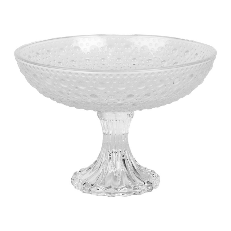 clayre & eef 6GL5014 Schaal Ø 20x14 cm Transparant Glas