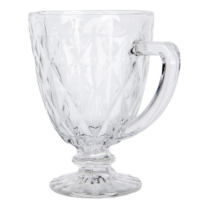 Clayre & Eef 6GL5045 Decoratie Schenkkan 1000 Ml Transparant Glas