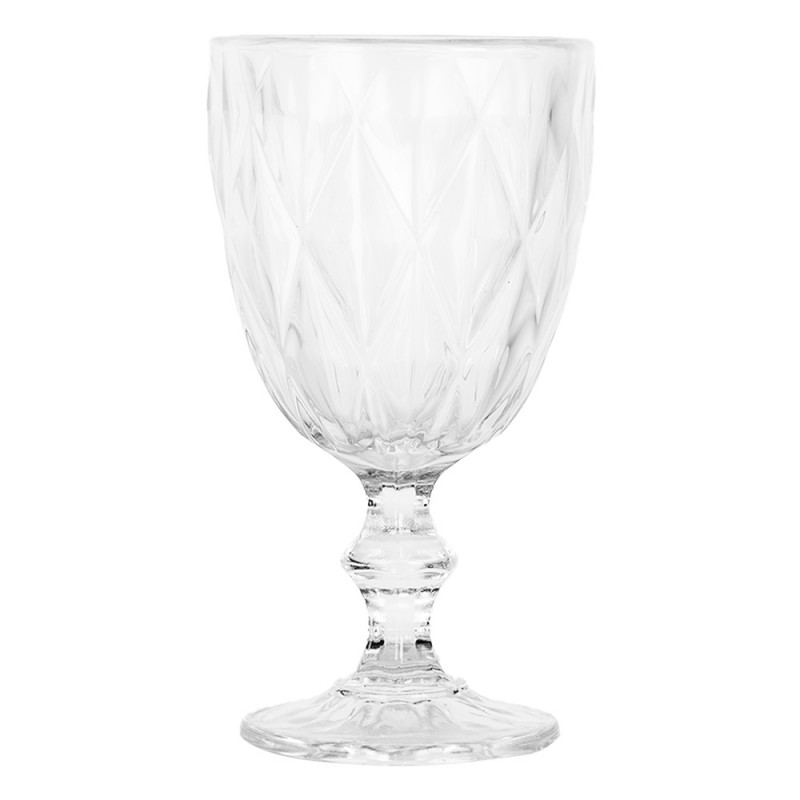 Clayre & Eef 6GL5046 Wijnglas 200 Ml Transparant Glas