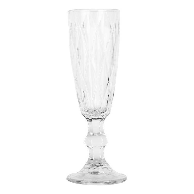 Clayre & Eef 6GL5048 Champagneglas 175 Ml Transparant Glas