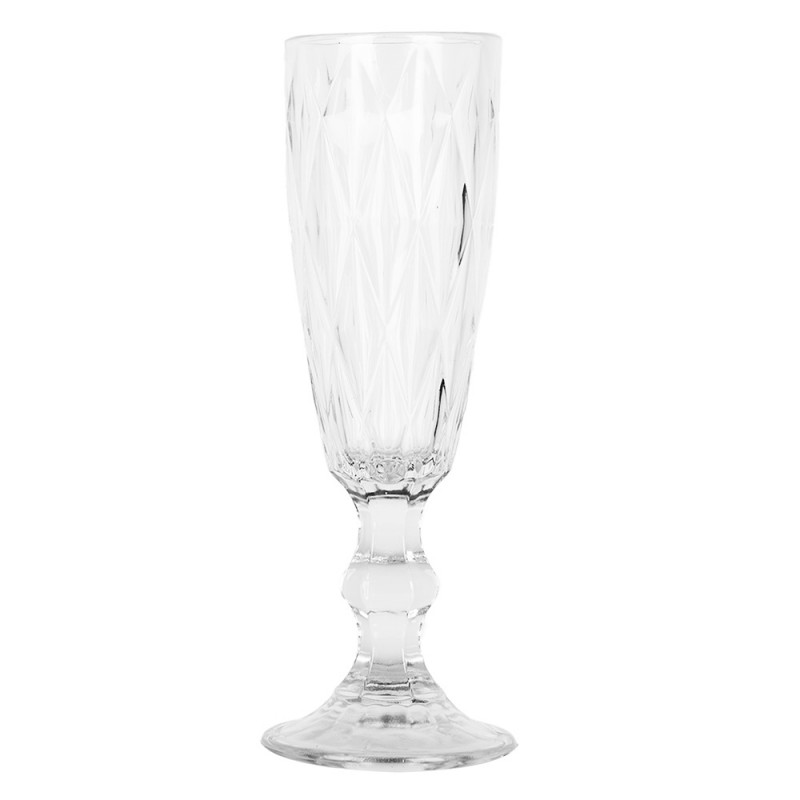 Clayre & Eef 6GL5048 Champagneglas 175 Ml Transparant Glas