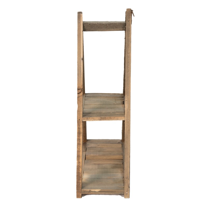 Clayre & Eef 6H2198 Wandrek 31x11x36 Cm Bruin Hout Wandplank