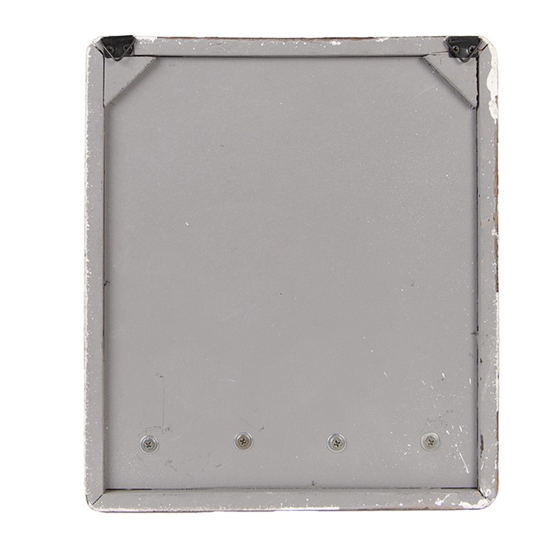 Clayre & Eef 6H2399 Sleutelrekje 22x5x25 Cm Beige Hout