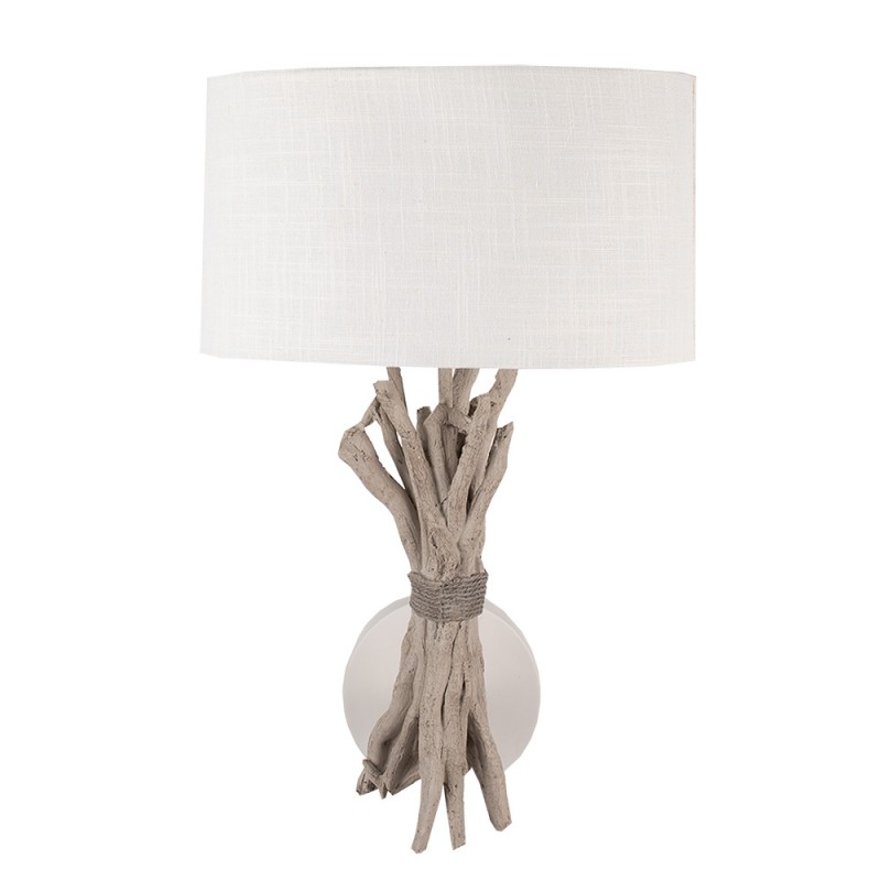 clayre & eef 6LMC0065 Wandlamp 33x26x43 cm Beige Polyresin