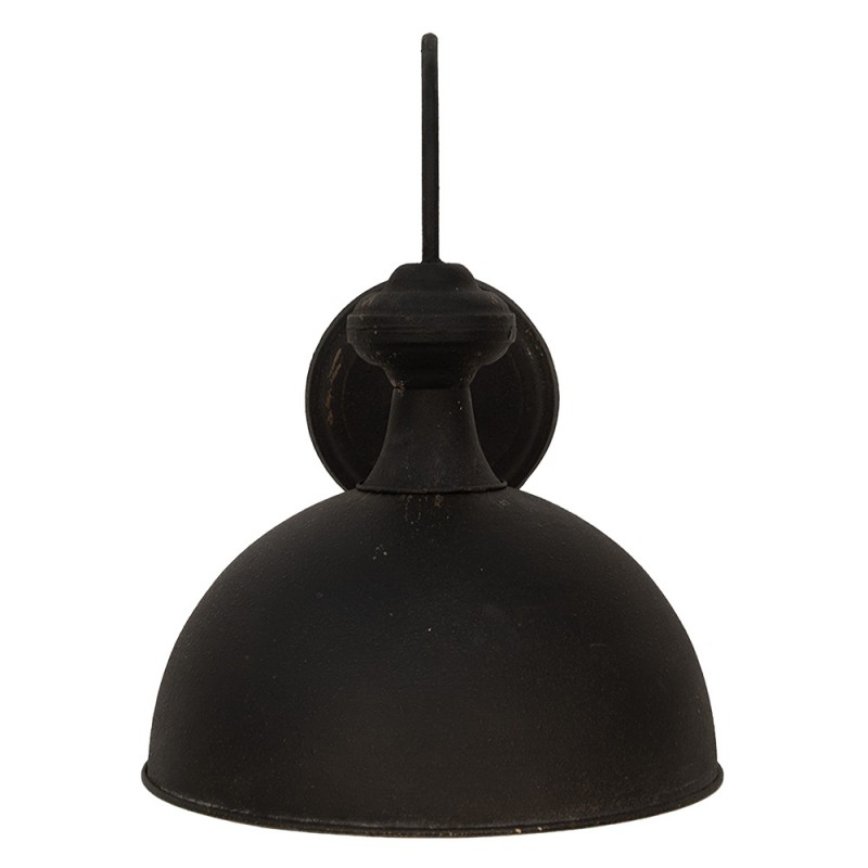 Clayre & Eef 6LMP786 Wandlamp 44x35x44 Cm Zwart IJzer Muurlamp