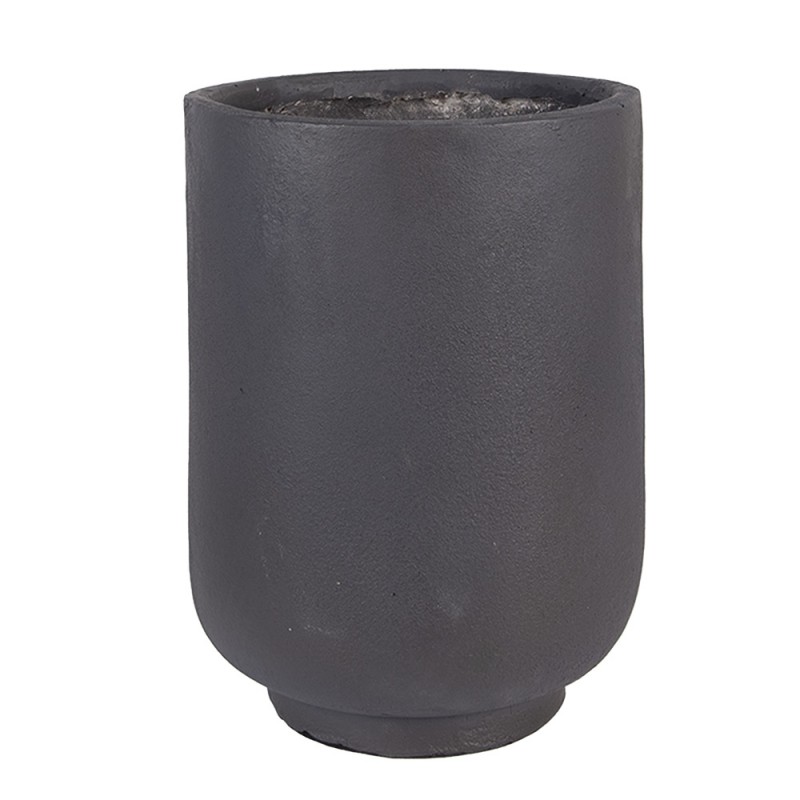 Clayre & Eef 6MG0109 Bloempot Ø 23x31 Cm Grijs Keramisch Materiaal Hert