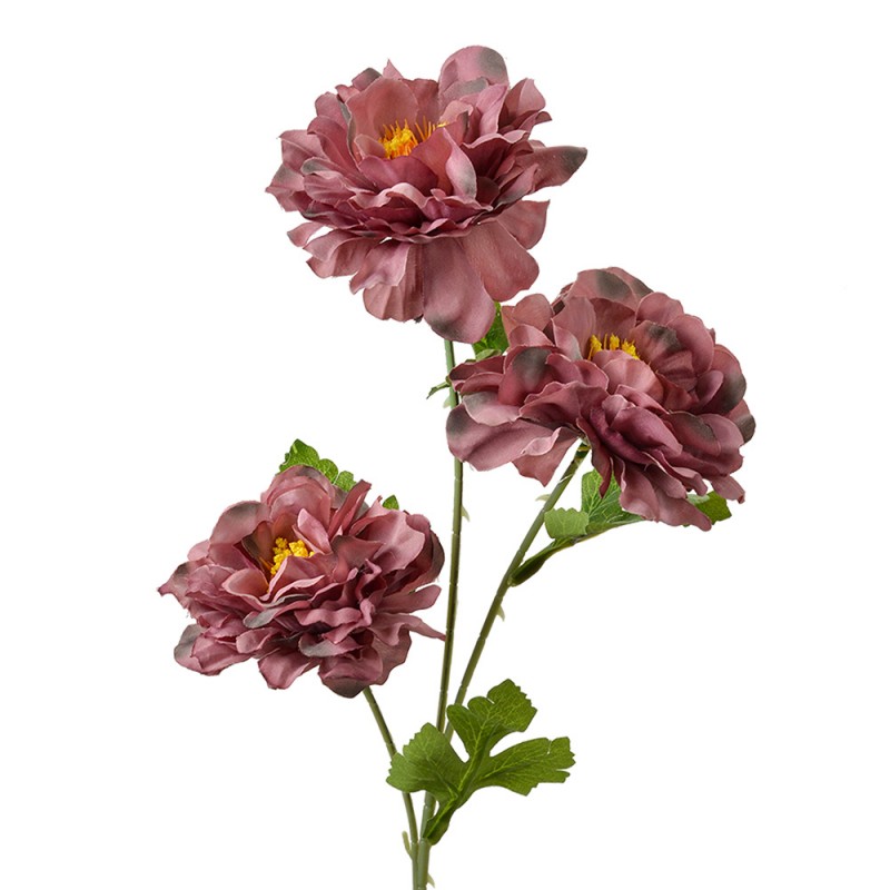 clayre & eef 6PL0361PA Kunstbloem 64 cm Paars Kunststof