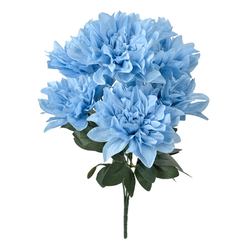 Clayre & Eef 6PL0377BL Kunstbloem 49 Cm Blauw Kunststof