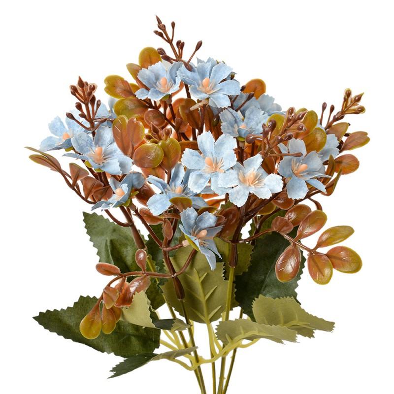 clayre & eef 6PL0380BL Kunstbloem 33 cm Blauw Kunststof