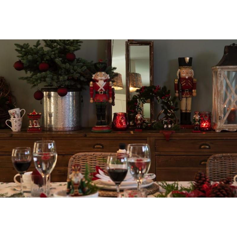 Clayre & Eef 6Y4452 Decoratie Emmer Set Van 3 Grijs IJzer Rendieren Rond Plantenpot