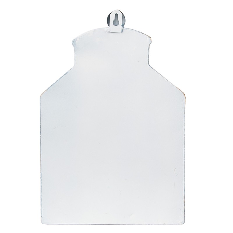 Clayre & Eef 6Y4757 Vogelhuis 19x13x28 Cm Beige IJzer Rond Vogelhuisje Hangend