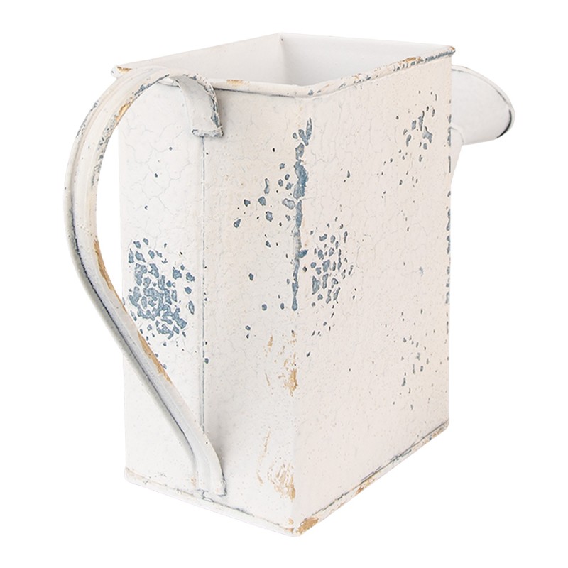 Clayre & Eef 6Y4761 Decoratie Gieter 31x9x17 Cm Beige IJzer Woonaccessoires