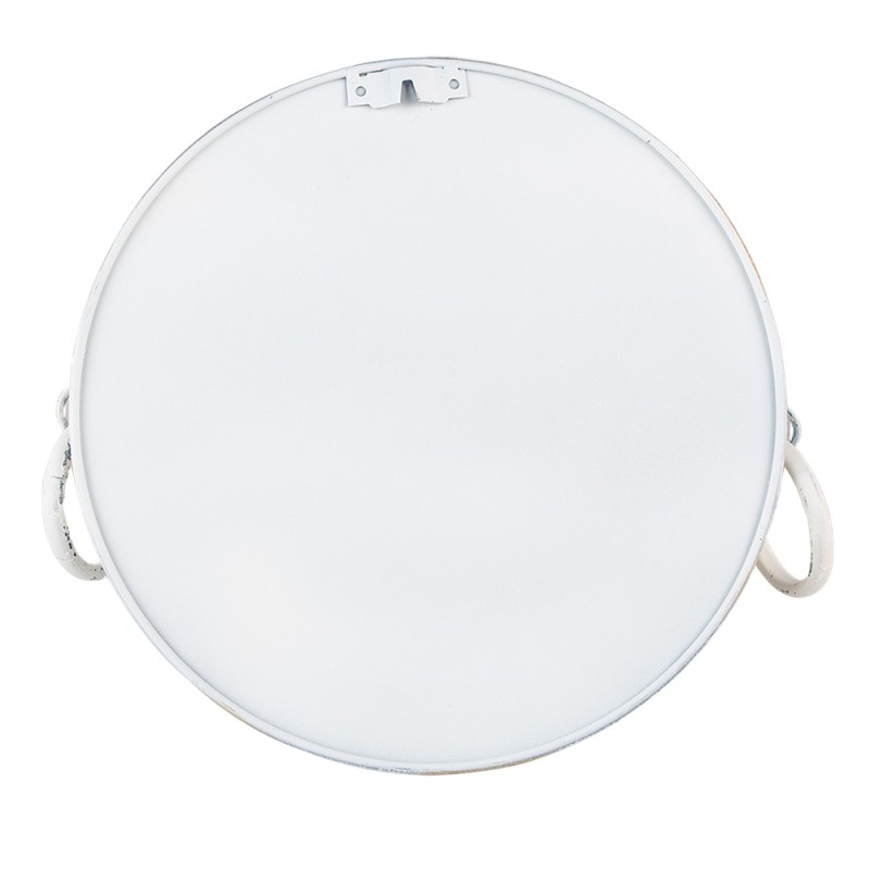 Clayre & Eef 6Y4767 Planthouder 31x13x28 Cm Beige IJzer Plantenpot