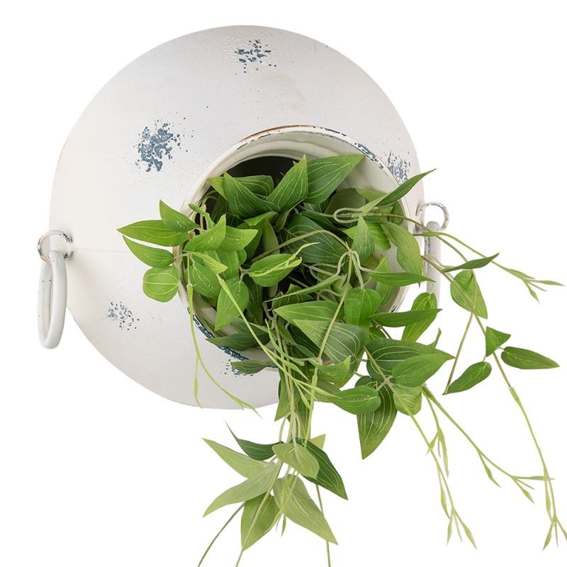 Clayre & Eef 6Y4767 Planthouder 31x13x28 Cm Beige IJzer Plantenpot