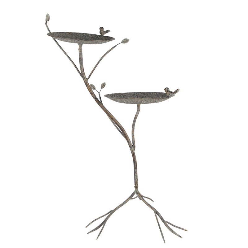 clayre & eef 6Y5656 Vogelvoederbak 38x43x78 cm Groen Bruin Metaal clayre & eef 6Y5656 Vogelvoederbak 38x43x78 cm Groen Bruin Metaal