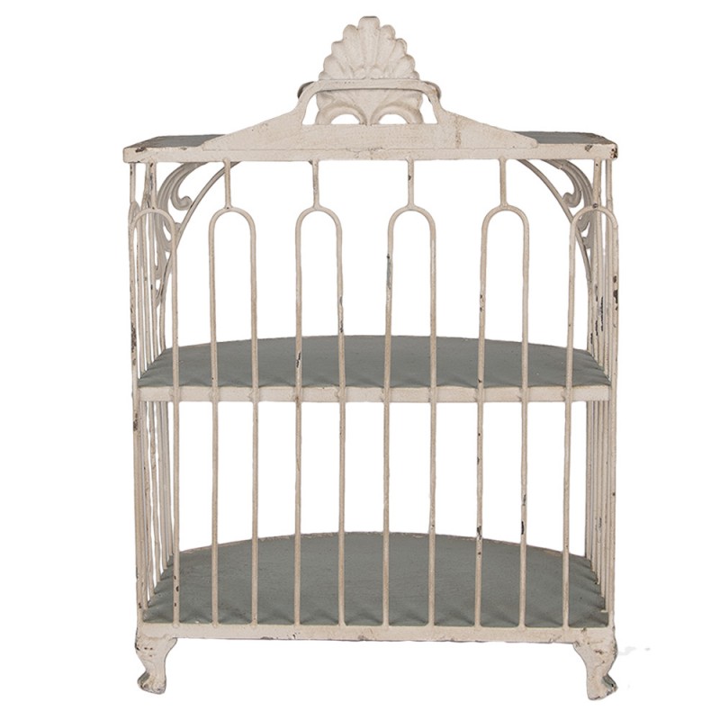 Clayre & Eef 6Y5719 Wandkast 38x23x55 Cm Groen Metaal