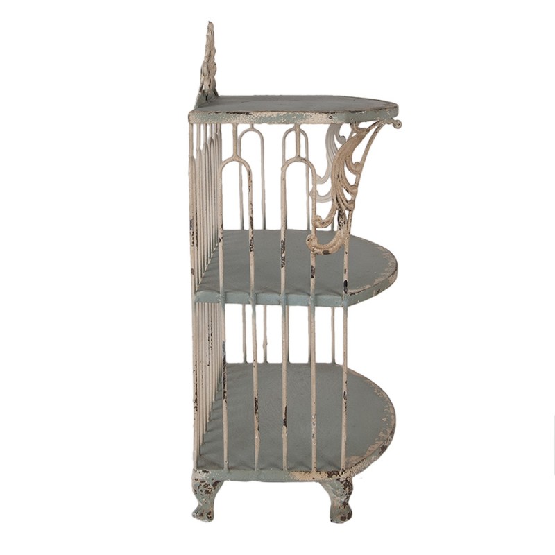 Clayre & Eef 6Y5719 Wandkast 38x23x55 Cm Groen Metaal