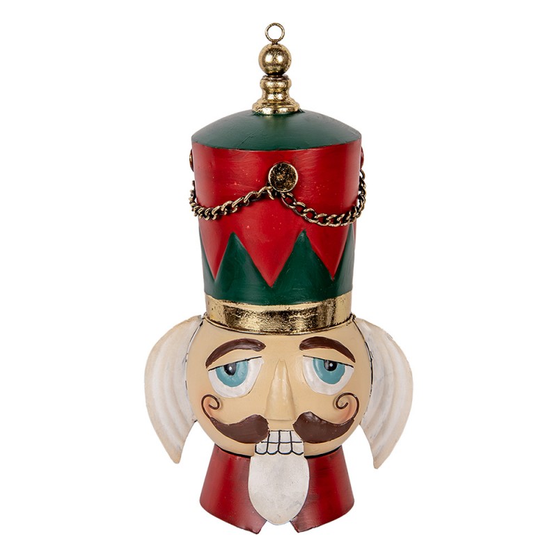 clayre & eef 6Y5844 Kersthanger Notenkraker 22x16x38/50 cm Rood Metaal clayre & eef 6Y5844 Kersthanger Notenkraker 22x16x38/50 cm Rood Metaal