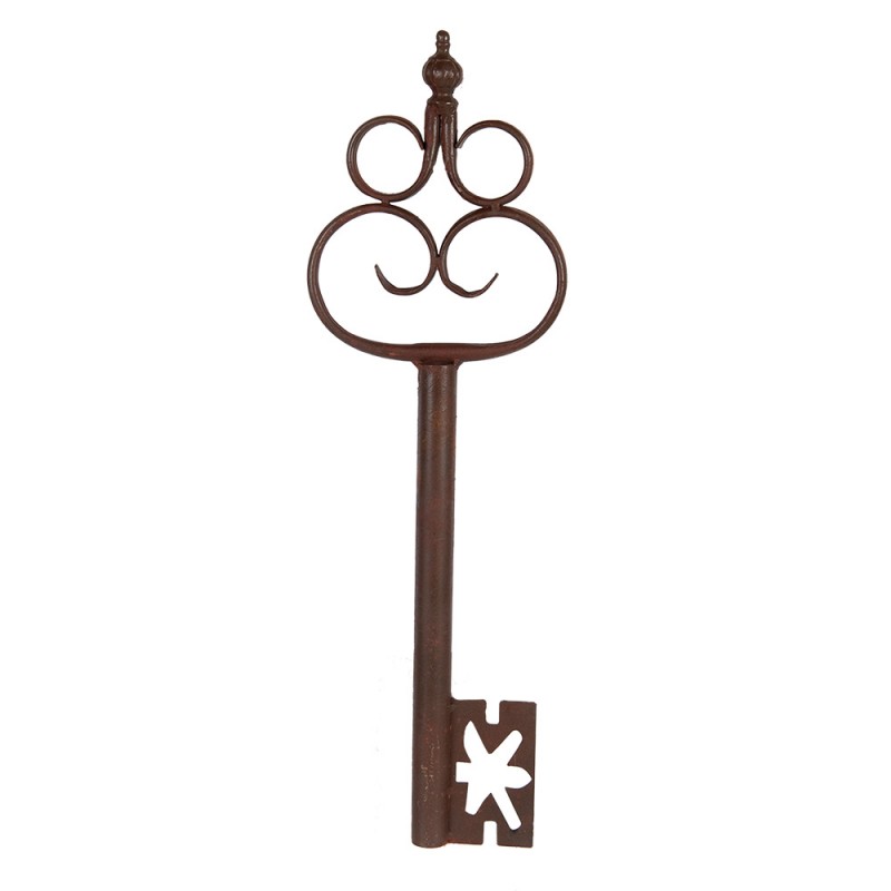 clayre & eef 6Y5851 Decoratie Sleutel 17x3x54 cm Bruin Metaal