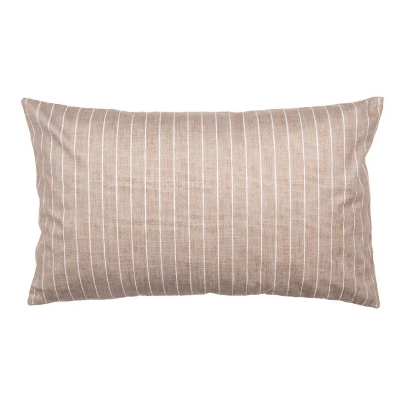 Clayre & Eef BHS36-2 Kussenhoes 30x50 Cm Bruin Polyester Hart Rechthoek