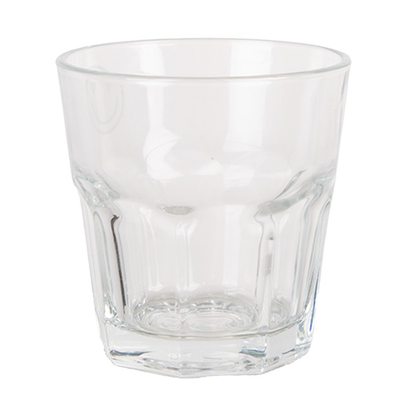 Clayre & Eef BHSGL0010 Waterglas 200 Ml Transparant Glas Smile Drinkbeker