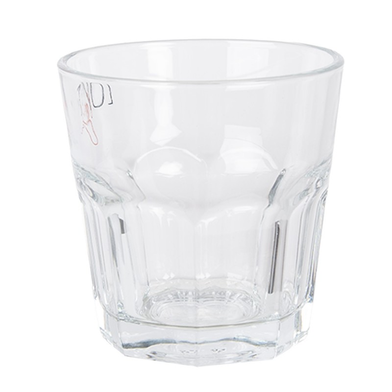 Clayre & Eef BHSGL0012 Waterglas 200 Ml Transparant Glas Drinkbeker