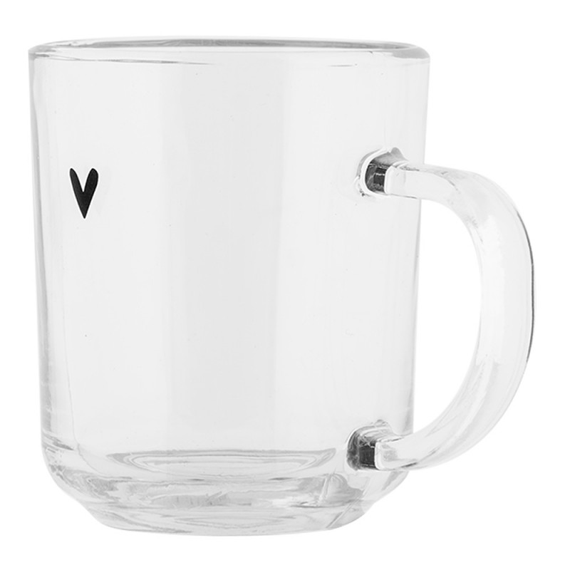 Clayre & Eef BHSGL0013 Theeglas 200 Ml Transparant Glas Hart