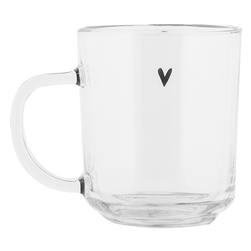 Clayre & Eef BHSGL0013 Theeglas 200 Ml Transparant Glas Hart