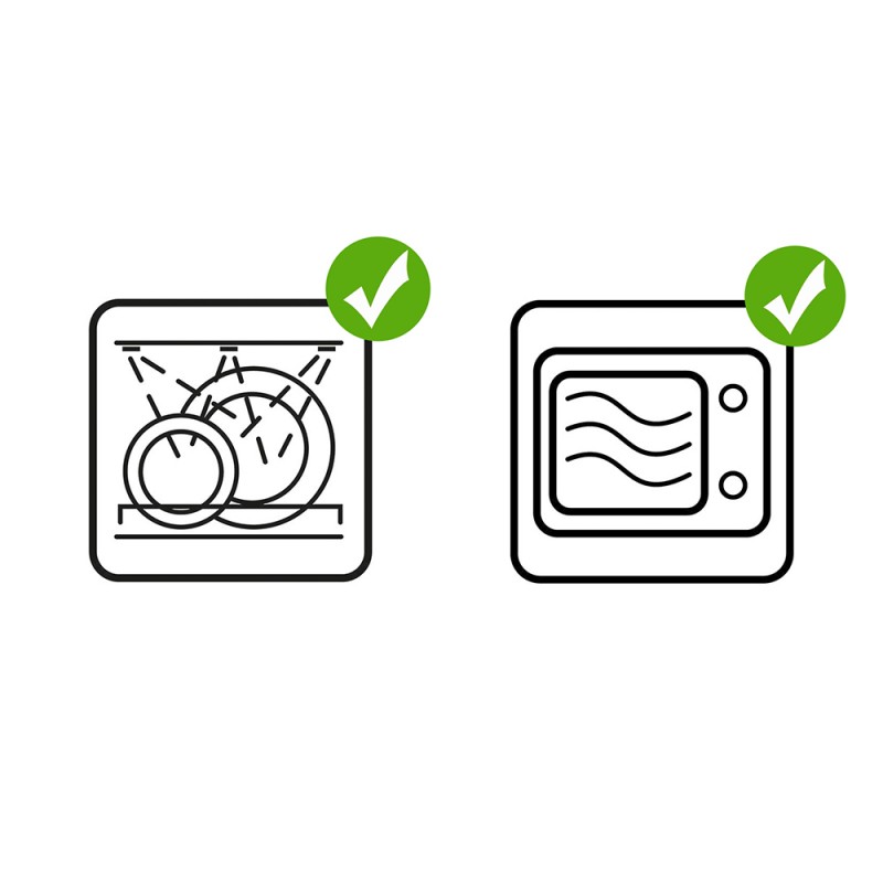 Clayre & Eef BLWMU Mok 300 Ml Wit Blauw Keramiek Bloemen