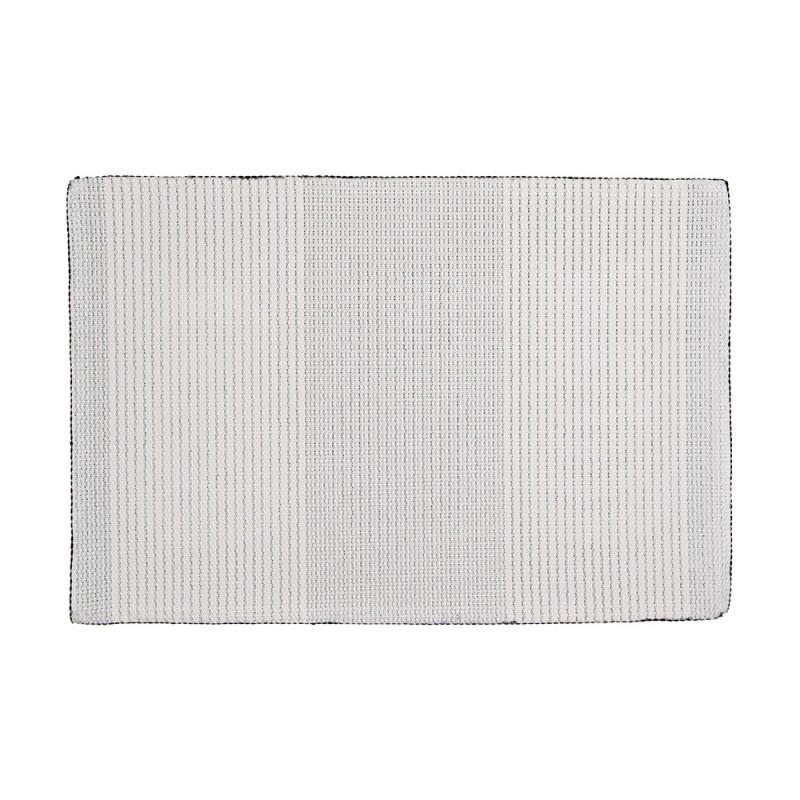 Clayre & Eef BM0006 Badmat 59x39x1 Cm Zwart Beige Polyester Katten