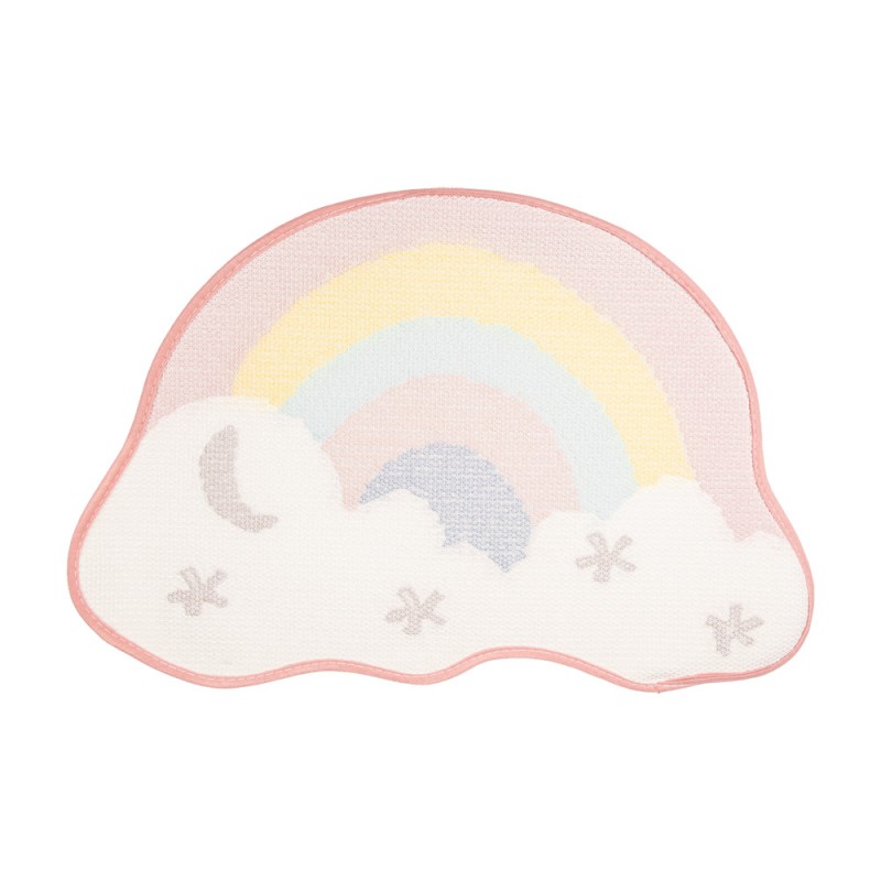 Clayre & Eef BM0016 Badmat 60x40x1 Cm Meerkleurig Polyester Regenboog